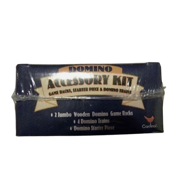 New & Sealed DOMINO Accessory Kit (Wooden Racks, Domino Trains, Starter Piece) - Picture 4 of 5